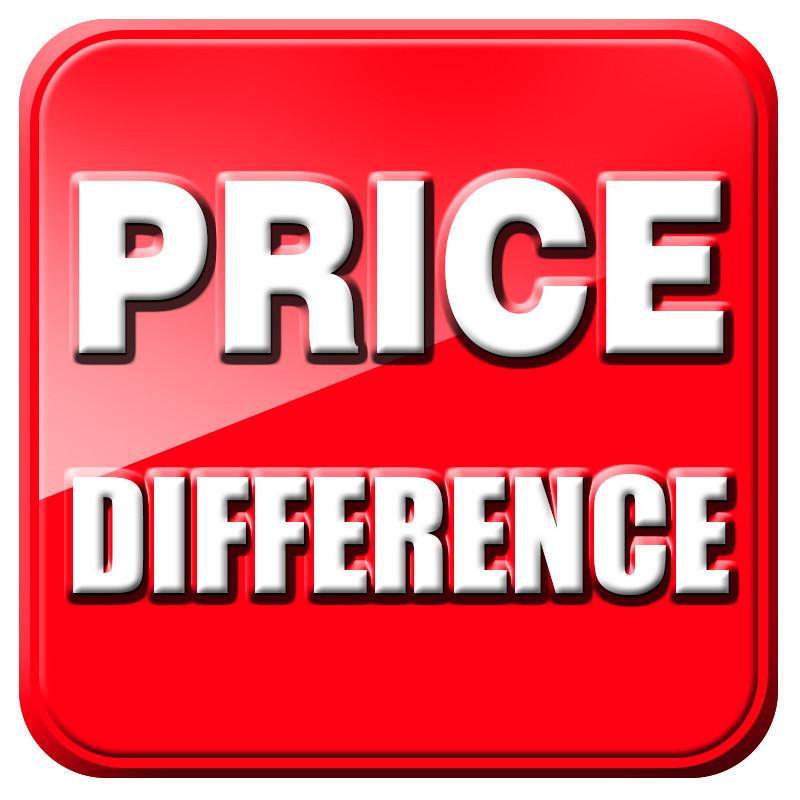Pay the price difference $9.95