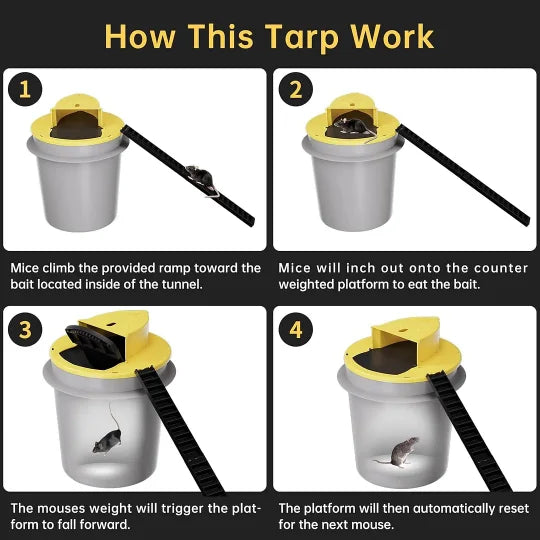 (🔥Hot Sale- 40% OFF) Bucket Lid Mouse Trap