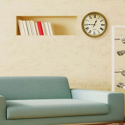 Fun Insurance Wall Clock Golden Storage Insurance Clock Creative Clock Mechanism Living Room Clocks Wall Home Decor Wandklok Gift