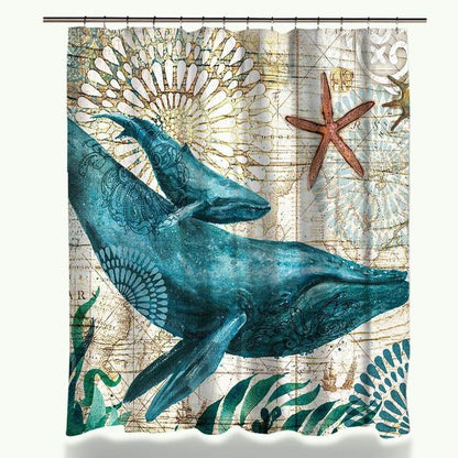 Sea Life Dinner Curtain