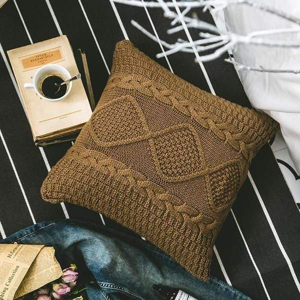 Diamond Pattern Pillow Cover