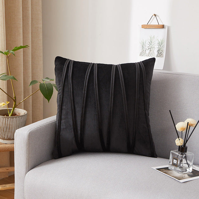 COLOR STRIPE CUSHION COVER