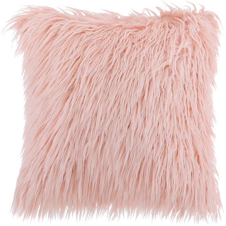 Fluffy  Soft Throw Pillow Case