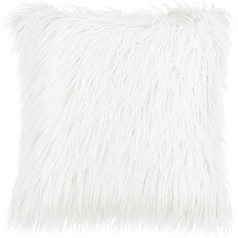 Fluffy  Soft Throw Pillow Case
