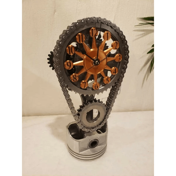 🔥2026 Limited stock -50% OFF🔥MOTORIZED ROTATING CHAIN CLOCK