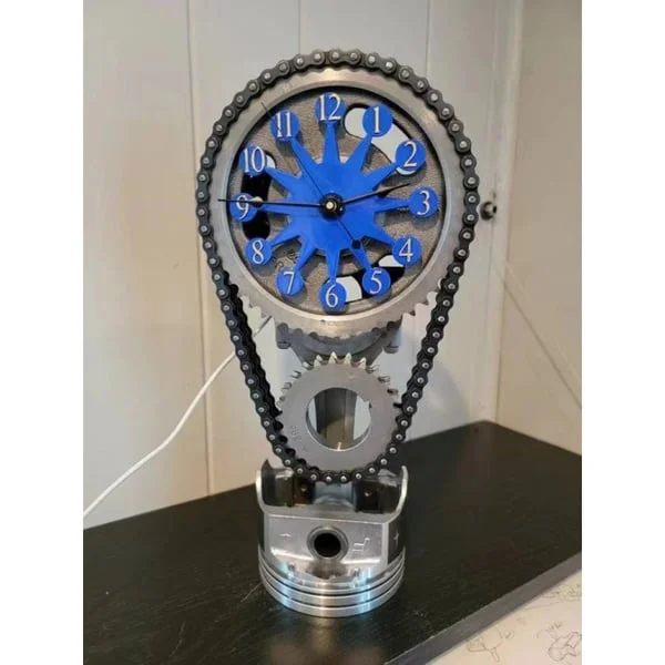 🔥2026 Limited stock -50% OFF🔥MOTORIZED ROTATING CHAIN CLOCK