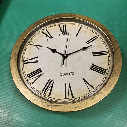 Fun Insurance Wall Clock Golden Storage Insurance Clock Creative Clock Mechanism Living Room Clocks Wall Home Decor Wandklok Gift