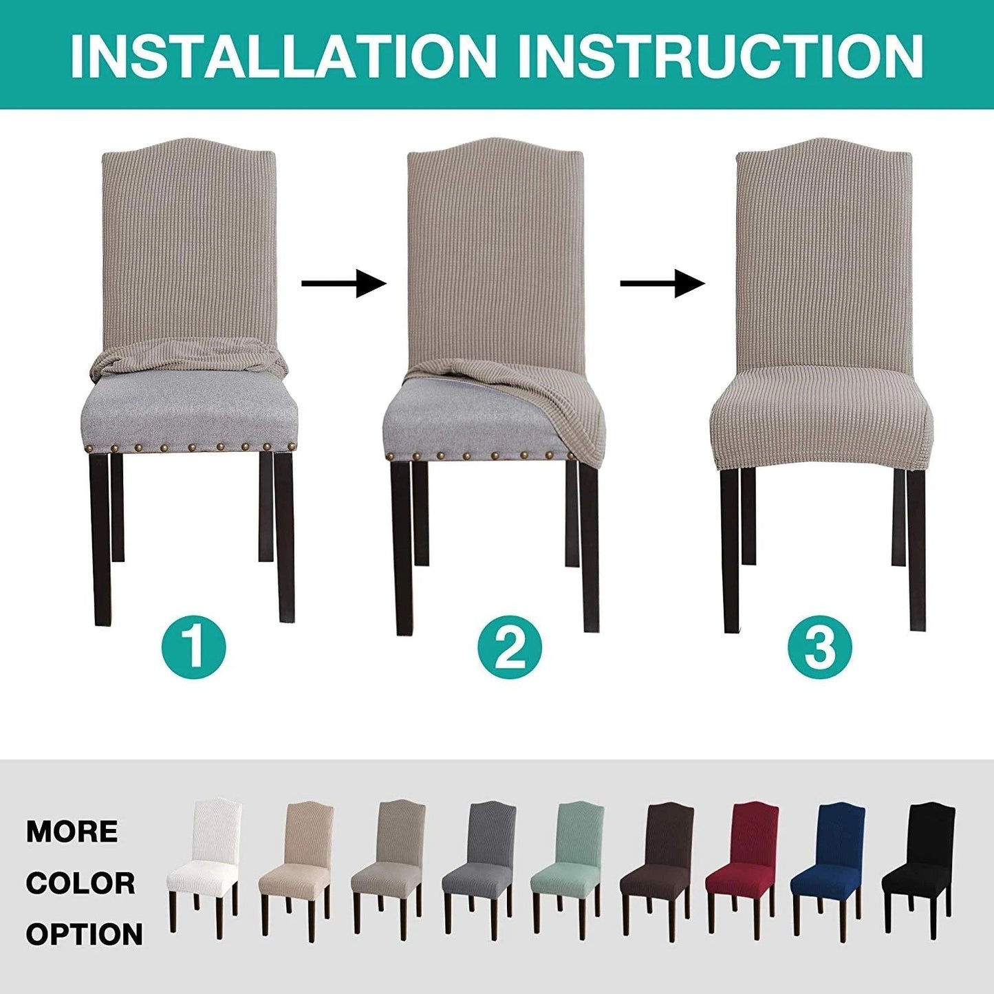 Graphic Chair Covers(Buy 8 Free Shipping)