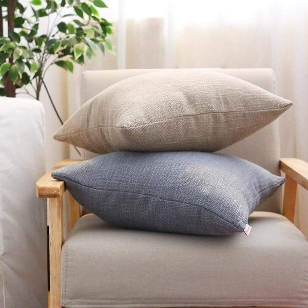 Ramie Cotton Fabric Pillow Cover