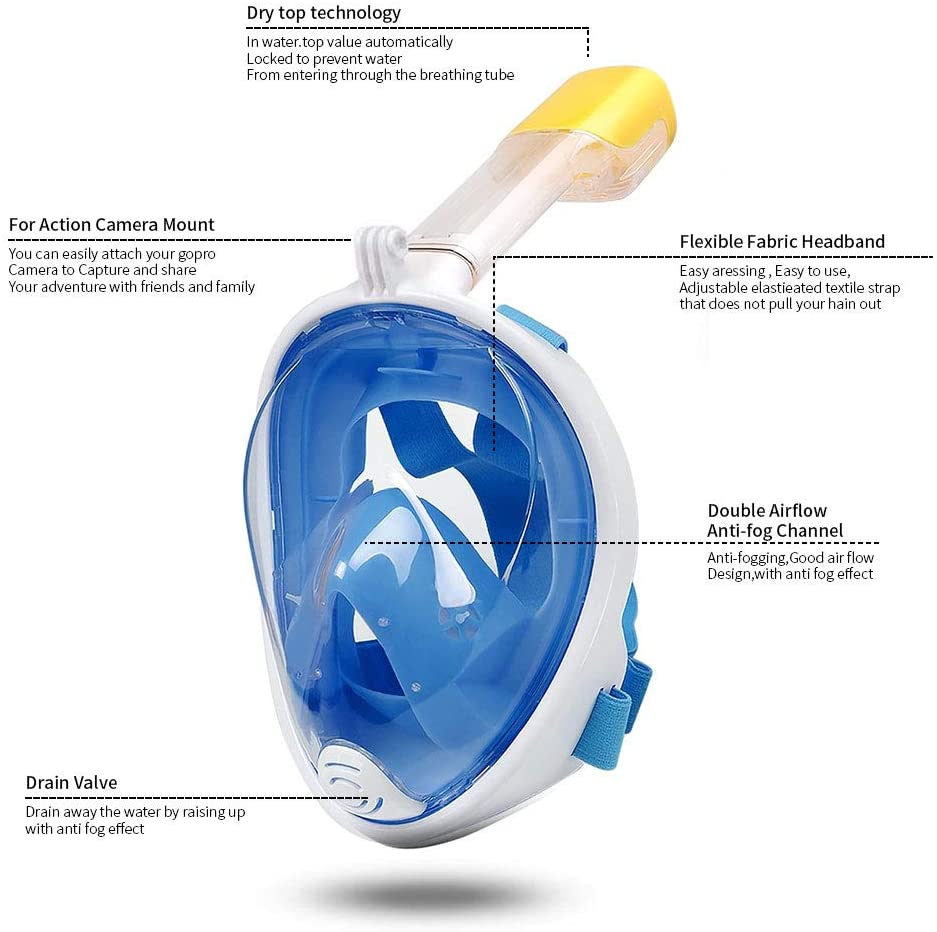 Full Face Snorkel Mask(2020 MODEL)
