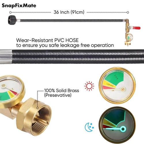🔥Big Sale 🔥36 Inch  Propane Gas Tank Adapter Connector