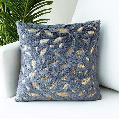 Feather Printed Pillow Cover
