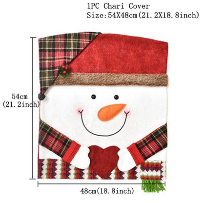 Merry Christmas Cloth Chair Cover