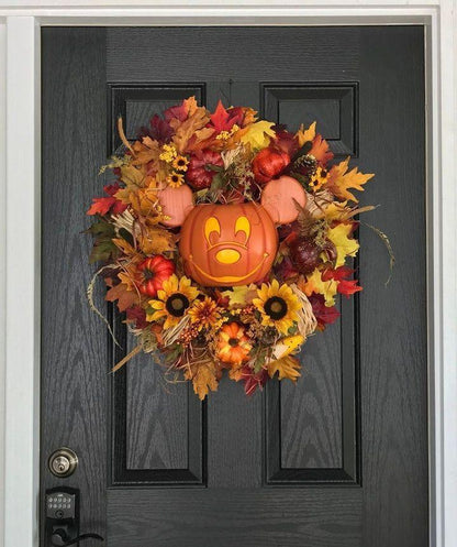 FALL WREATH MAIN STREET USA INSPIRED