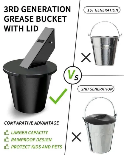 Hot Sale ✨ Grease Bucket with Lid