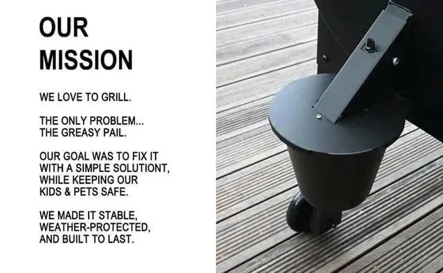 🎁Summer Hot Sale✨Grease Bucket with Lid